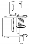 Radial Top Lock Assembly B Deck AR-BL
